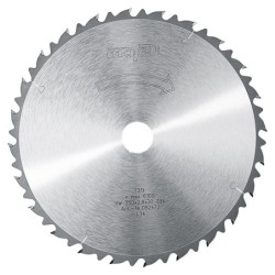 TCT saw blade, 250 x 1.8/2.8 x 30 mm, 24 teeth, AT for ripping