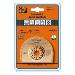 75MM CARBIDE GRIT RADIAL SAW BLADE