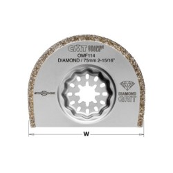 75MM DIAMOND COATED EXTRA-LONG LIFE RADIAL SAW BLADE