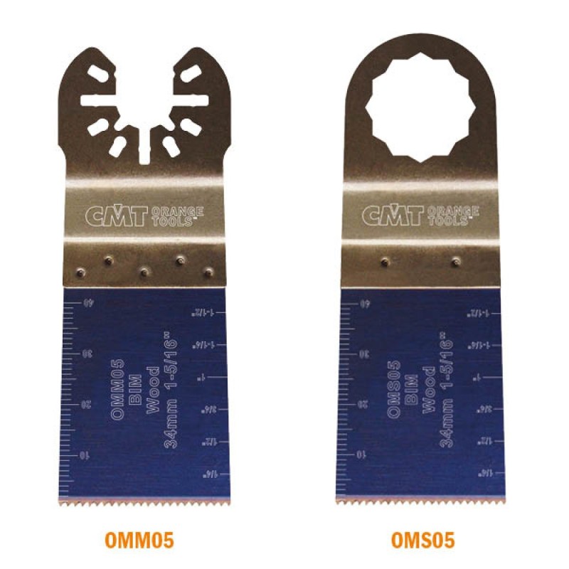 34mm Extra-Long Life Plunge and Flush-Cut Blade for Wood