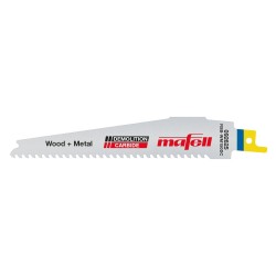 Tiigersae tera Mafell RSB‑WM150 DC, medienos ir metalo ardymo darbams skirtas peilis
