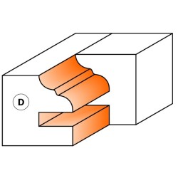 ONE-PIECE RAIL AND STILE CUTTER HEAD D-130X40X40