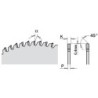 Saeketas pleks ja plastik D-300 x 3.2 x 2.5 x 30 Z-84 MTCG