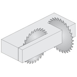 Saeketas pleks ja plastik D-300 x 3.2 x 2.5 x 30 Z-84 MTCG