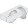 Saeketas pleks ja plastik D-300 x 3.2 x 2.5 x 30 Z-84 MTCG