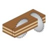 Saeketas pleks ja plastik D-250 x 2.8 x 2.2 x 30 Z-80 MATB NEG