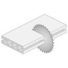 Saeketas pleks ja plastik D-300 x 2.8 x 2.2 x 30 Z-96 MATB NEG