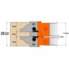 Raamukse freespea D-160x48x40 mm
