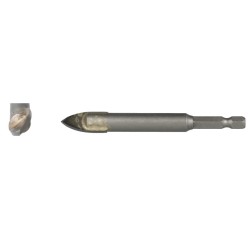 Heller QuickBit CeramicMaster, 1/4"-ker.plaadi puur, Ø 5 x 75 mm