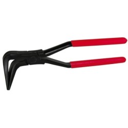 Seaming and clinching pliers 90 bent PVC-coated handle D35-60-P