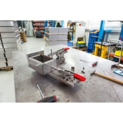 Push-pull clamp with horizontal base plate STC-IHH -35