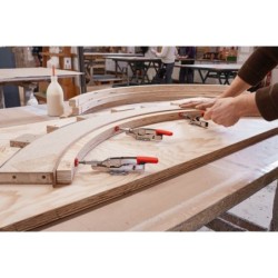 Push-pull clamp with horizontal base plate STC-IHH -25