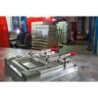Horizontal toggle clamp with open arm and horizontal base plate STC-HH -60