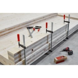 Tugevdatud malmpitskruvi Bessey TGKR 1000-120