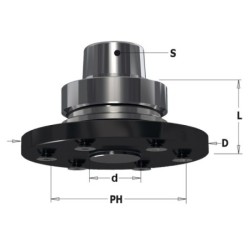 CNC saeketta kinnitus, HSK-63F F-30x2.5mm D2-110mm