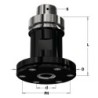 CNC saeketta kinnitus,HSK-63F H-94 F-30x6.5mm D2-98