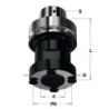 CNC saeketta kinnitus, HSK-63F F-30x2.2mm D2-59mm
