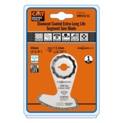 52mm Diamond coated Extra-Long Life Segment Saw Blade