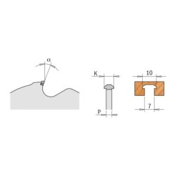Saeketas LAMELLO Zeta HM D-100.4x7.0x4.0x22 Z-6