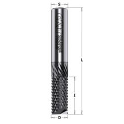 Otsfrees komposiidile D-6.35x25.4x63.5 RH frees ots