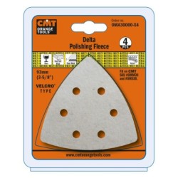 93mm Delta Polishing Fleece, perforated