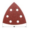 93mm Aluminium-Oxide Delta Sandpaper for Wood, perforated