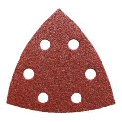 93mm Aluminium-Oxide Delta Sandpaper for Wood, perforated