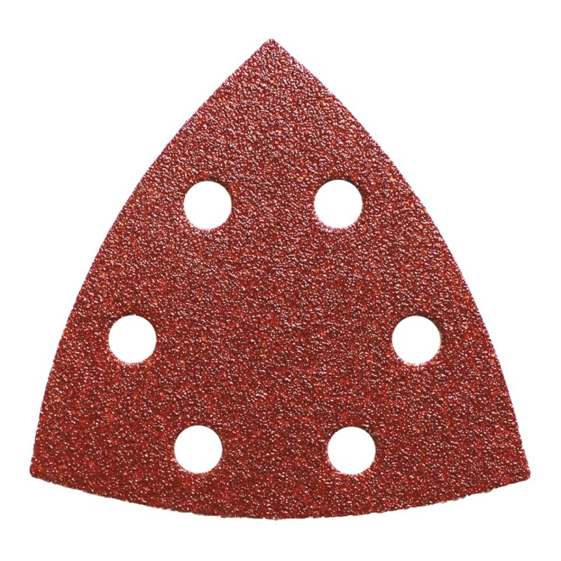 93mm Aluminium-Oxide Delta Sandpaper for Wood, perforated