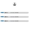 3 JIG SAW BLADES HSS 185x1,8x14TPI METAL-SANDWICH PANELS-STRAIGHT-FINE