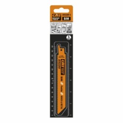 5 SABRE SAW BLADES FOR WOOD-METALS BIM 150x2,5x10TPI