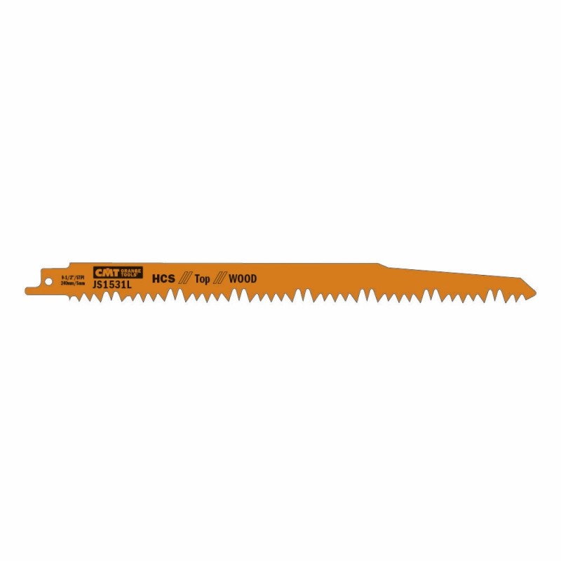 5 SABRE SAW BLADES FOR WOOD HCS 240x5x5TPI