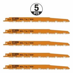 5 SABRE SAW BLADES FOR WOOD HCS 240x5x5TPI