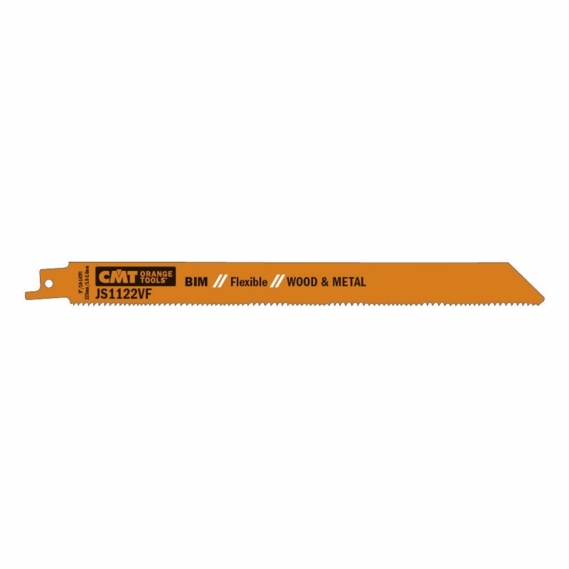 5 SABRE SAW BLADES FOR WOOD-METALS BIM 225x2,5x10TPI
