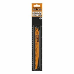 5 SABRE SAW BLADES FOR WOOD HCS 200x2,4-4x6-10TPI