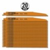 5 SABRE SAW BLADES FOR METALS BIM 225x2,9x9TPI