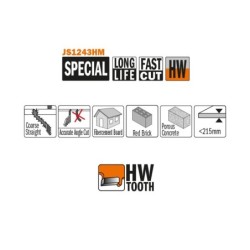 SPECIAL HM SABRE SAW BLADE 305x12,7x2TPI