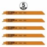 20 SABRE SAW BLADES FOR METALS BIM 225x1,4x18TPI