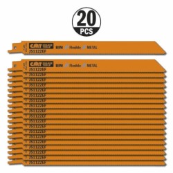 5 SABRE SAW BLADES FOR METALS BIM 225x1,4x18TPI