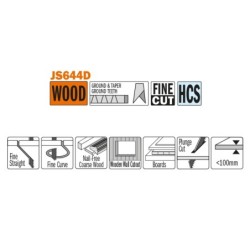 5 SABRE SAW BLADES FOR WOOD HCS 150x4,3x6TPI