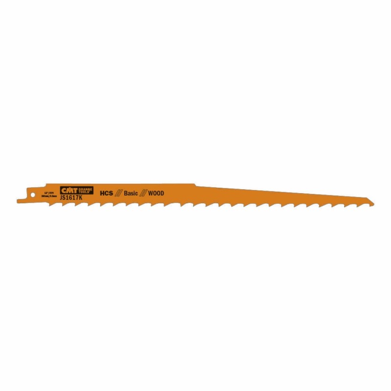 5 SABRE SAW BLADES FOR WOOD HCS 300x8,5x3TPI