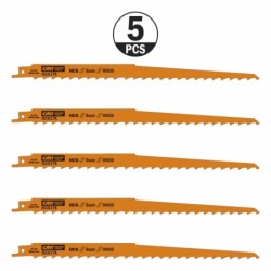 5 SABRE SAW BLADES FOR WOOD HCS 300x8,5x3TPI