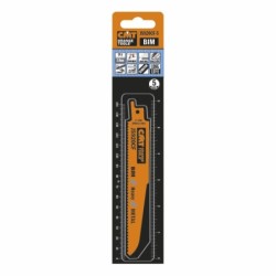 5 SABRE SAW BLADES FOR METALS BIM 150x2,9x9TPI