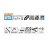 5 SABRE SAW BLADES FOR METALS BIM 150x2,9x9TPI