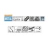 5 SABRE SAW BLADES FOR METALS BIM 300x1,8-2,6x10-14TPI