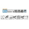 5 SABRE SAW BLADES FOR METALS BIM 225x1x24TPI