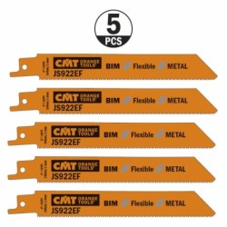 5 SABRE SAW BLADES FOR METALS BIM 150x1,4x18TPI