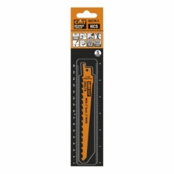 5 SABRE SAW BLADES FOR WOOD HCS 150x8,5x3TPI