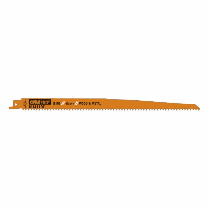 5 SABRE SAW BLADES FOR WOOD-METALS BIM 300x4,3x6TPI