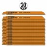 20 SABRE SAW BLADES FOR WOOD-METALS BIM 225x2,5x10TPI