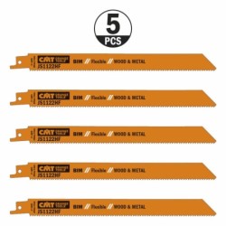 20 SABRE SAW BLADES FOR WOOD-METALS BIM 225x2,5x10TPI